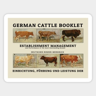 Vintage German Cow Magnet